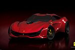 Смелый концепт Ferrari CascoRosso показали на рендерах 