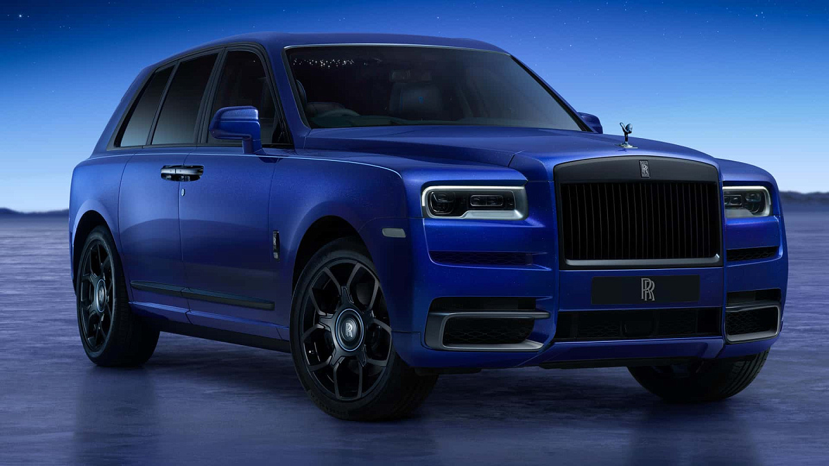 Компания Rolls-Royce представила вдохновленную космосом спецверсию Rolls-Royce Cullinan Blue Shadow Edition 