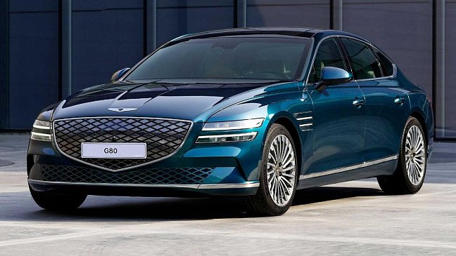 Показана электрическая версия премиального седана Genesis G80 