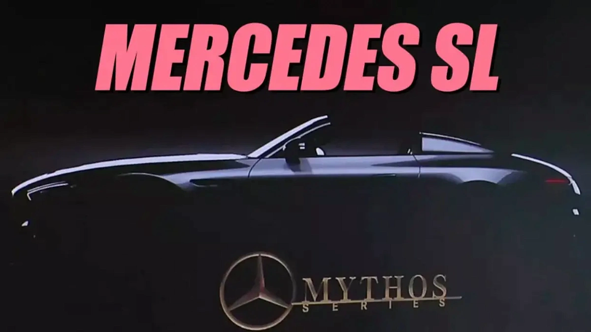 Премиальный родстер Mercedes SL Mythos покажут в следующем месяце