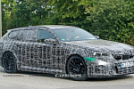 Гибридный универсал BMW M5 Touring 2025 года показан на новых шпионских фото 