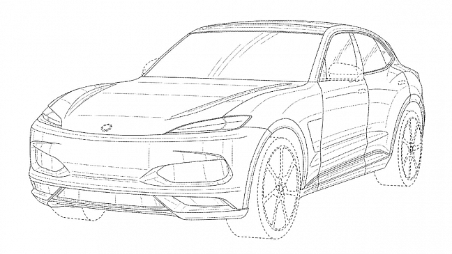 Электрический внедорожник Karma Coupe показали на патентных изображениях