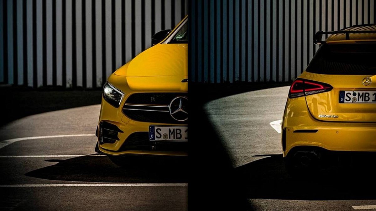 Mercedes-AMG A35: наполовину рассекречен до официальной презентации