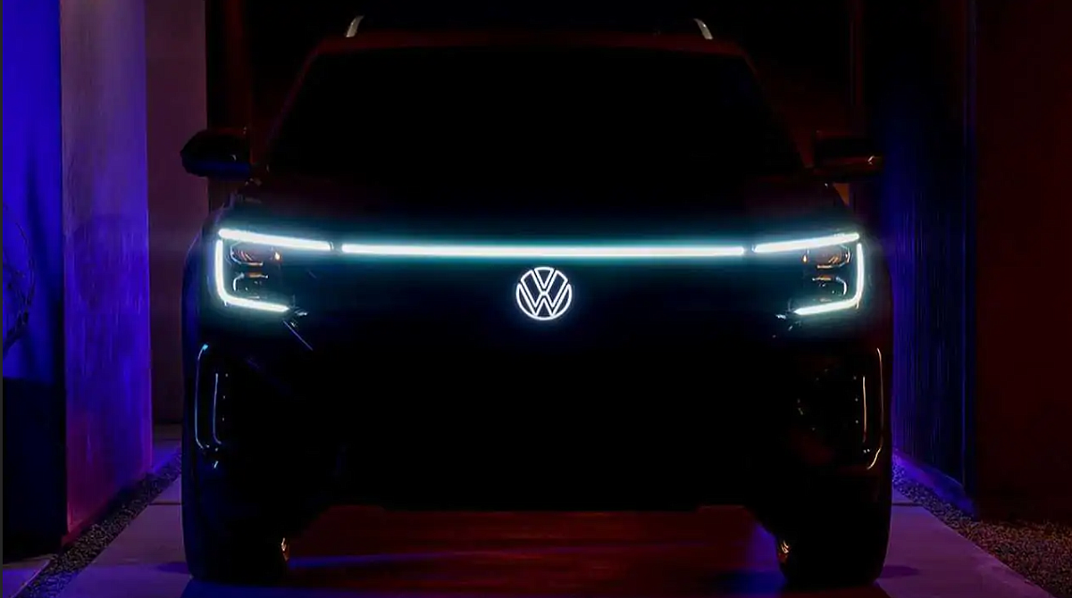 Компания Volkswagen представила на тизере кроссовер Volkswagen Atlas перед дебютом 9 февраля 2023 года