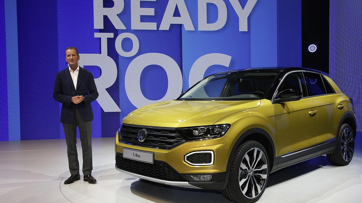 Опубликованы рендеры кроссовера VW T-Roc Cabrio