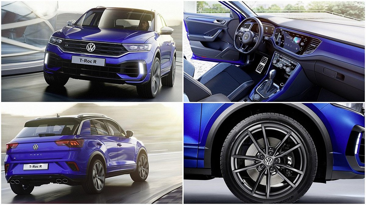 Volkswagen рассекретил «заряженного малыша» - кроссовер T-Roc R