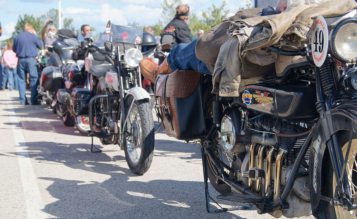Motorcycle Cannonball Heads проходит в Мичигане в сентябре этого года