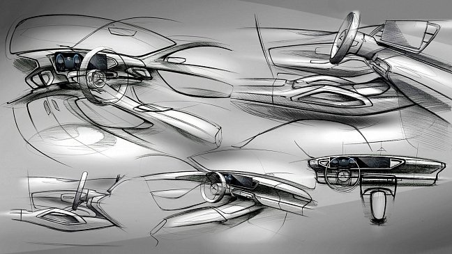 Дизайн интерьера нового Mercedes-Benz GLE рассекречен официально