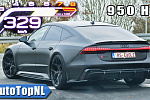 В этом видео показан Audi RS7 мощностью 950 лошадиных сил 