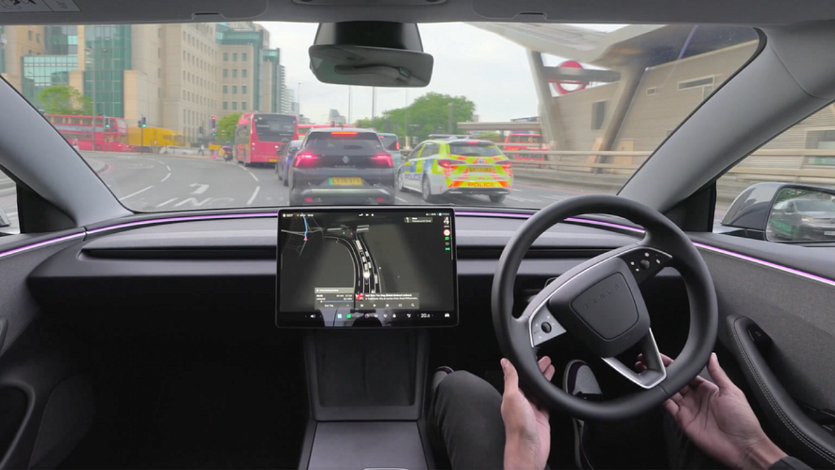 Автопилот Tesla Model 3 самостоятельно смог проехать сложный участок дороги Автопилот Tesla Model 3 самостоятельно смог проехать сложный участок дороги