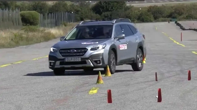 В Швеции проверили кросс-универсал Subaru Outback в лосином тесте