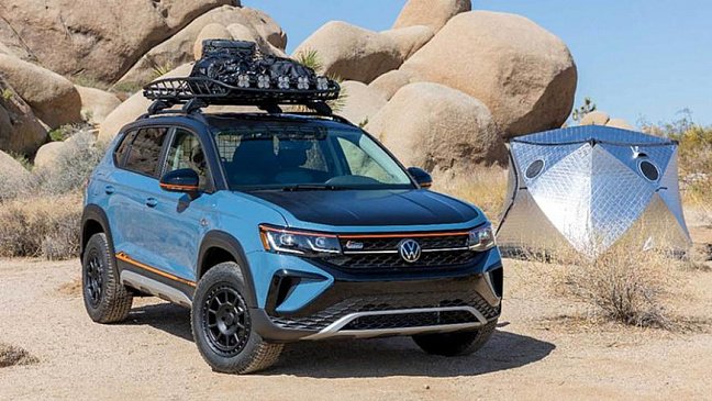 Компания Volkswagen представила внедорожную модификацию кроссовера Taos