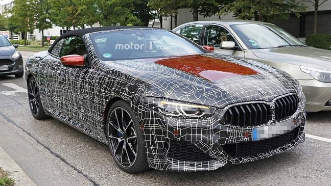 Замечен кабриолет BMW 8 Series без камуфляжа 