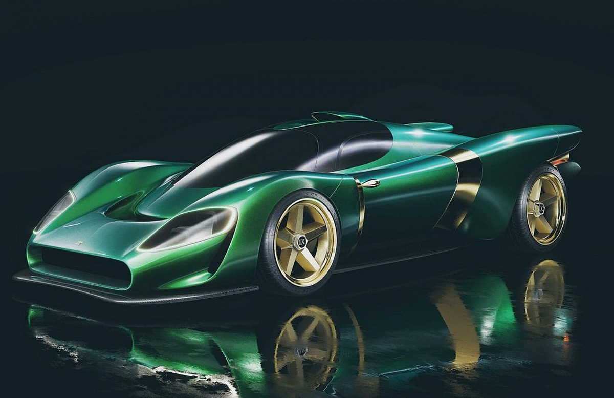 Дизайнер De Tomaso P72 придумал суперкар с двигателем V12 в ретро-стиле