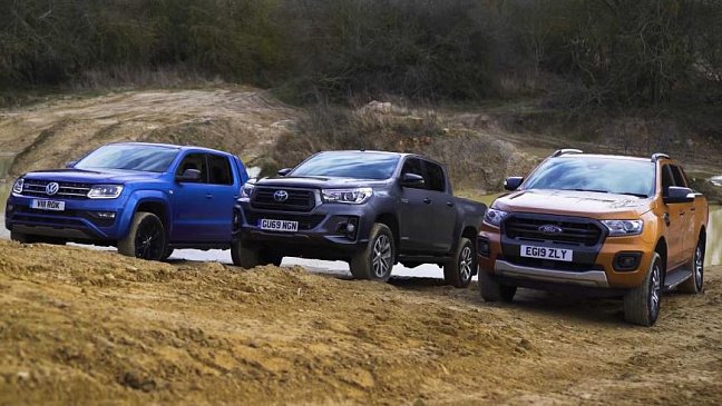 Кто лучше на бездорожье – Ford Ranger, VW Amarok или Toyota Hilux? 