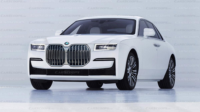 BMW 7-й серии примерил образ Rolls-Royce Ghost на новых рендерах 