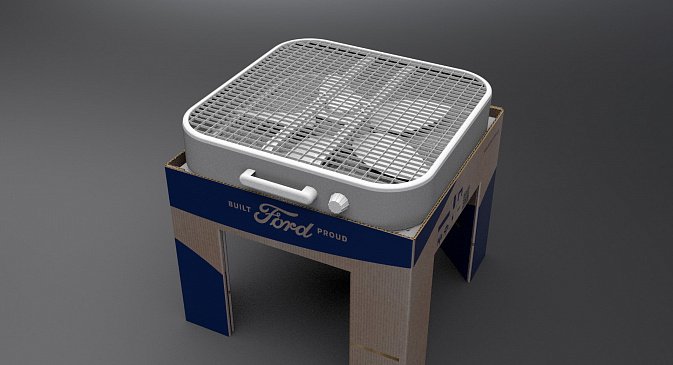 Инженеры Ford придумали действенный очиститель воздуха из картона для борьбы с Covid-19