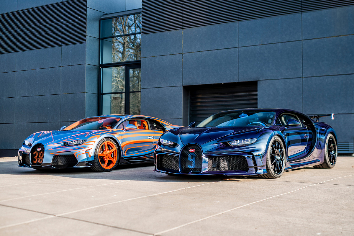 Гиперкар Bugatti Chiron получил две новые специальные модификации от Sur Mesure