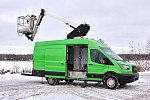 Ford Transit получил в России версию с выдвижной стрелой  