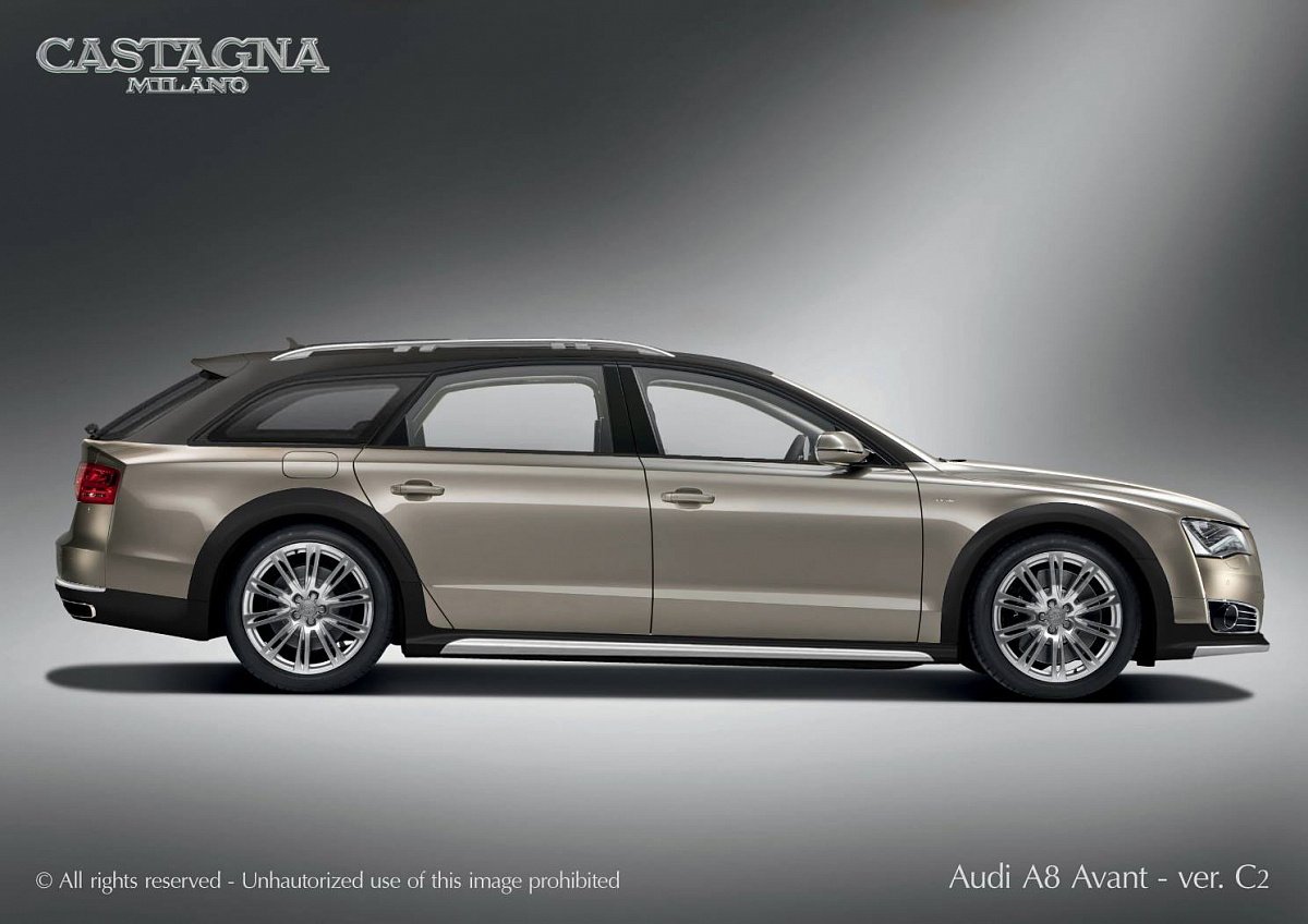 Ателье Castagna из Милана создаст Audi A8 Avant Allroad W12