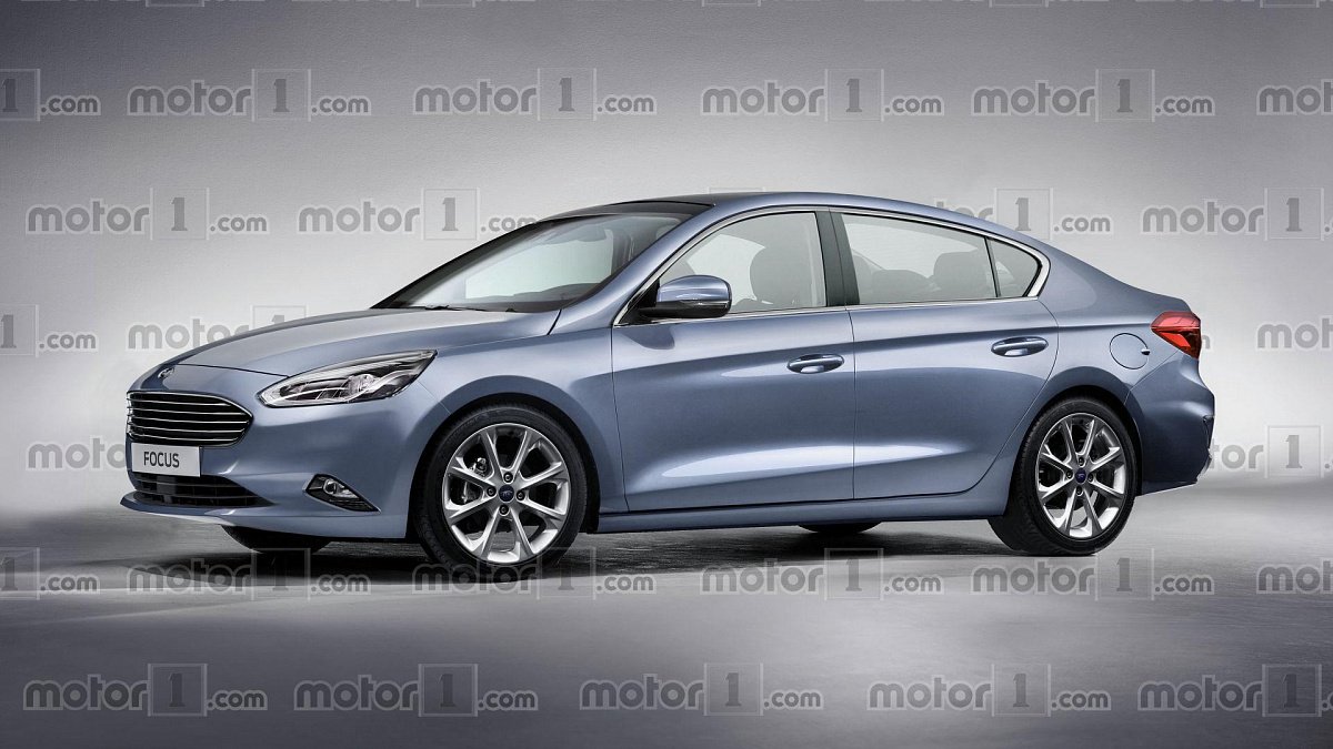 Ford Focus Sedan 2019 модельного года: новый рендер