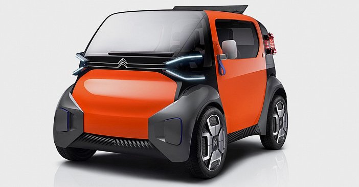 Citroen представит в Женеве внекатегорийный электрический ситикар Ami One Concept