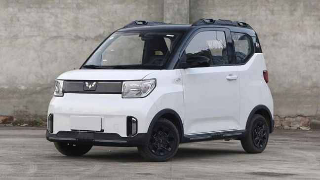 Миниатюрный электрокар Wuling Hongguang Mini EV стал бестселлером в КНР в апреле 2022 года
