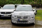 Впервые запечатлен прототип обновленного кроссовера Skoda Karoq 