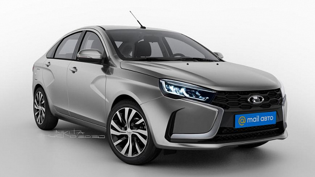 Названы все обновления для Lada Vesta  FL 2022 года 