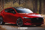 В Сети опубликовали первое изображение «заряженной» Mazda 3 MPS