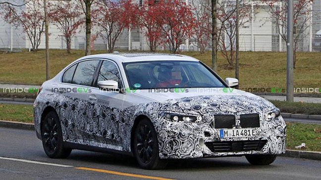Электрическая версия BMW 3-Series замечена на тестах
