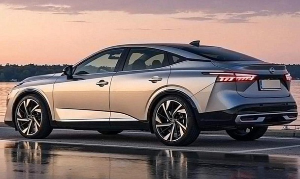 Рендер седана на базе Nissan Qashqai: его ждут в Европе