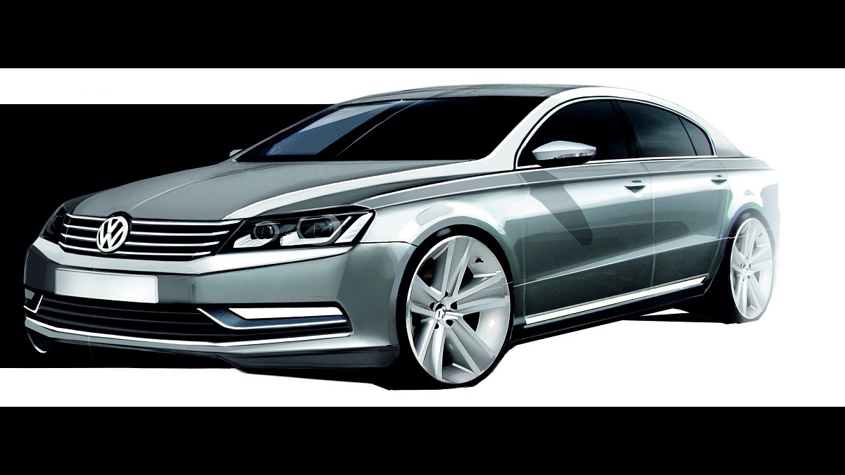 Новое поколение Volkswagen Passat появится  в 2014 году