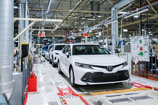 Компания Toyota планирует произвести в 2023 году не более 10,6 млн автомашин