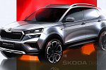 Компания Skoda показала интерьер нового компактного кроссовера Kushaq