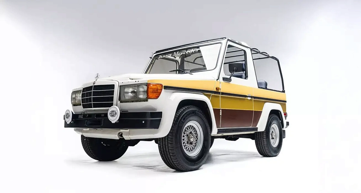 Это самый первый экземпляр тюнингованного G-Wagon от AMG 