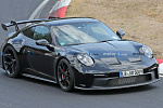 На Нюрбургринге на тестах замечен прототип обновленного Porsche 911 GT3