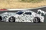 Фотошпионы засняли интригующий гоночный автомобиль Toyota GT3 с двигателем Twin-Turbo V8