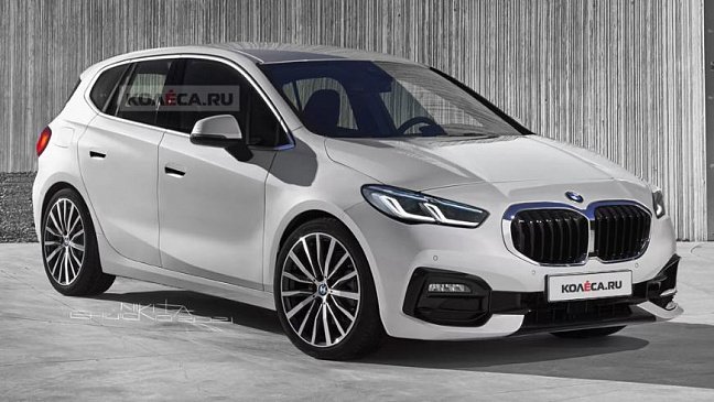 Новый BMW 2-Series Active Tourer показали на первых рендерах