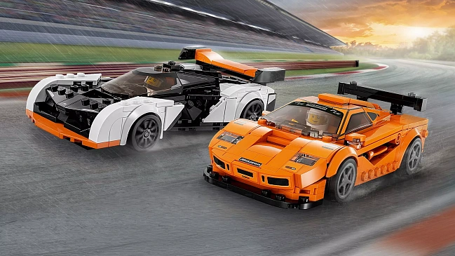 Компания Lego представила наборы McLaren Double Pack с F1 LM и Solus GT в честь 60-летия McLaren