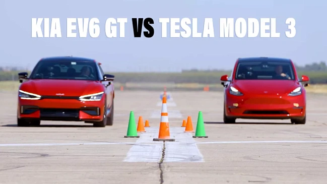 Сможет ли Kia EV GT превзойти Tesla Model 3 в драг-рейсинге?