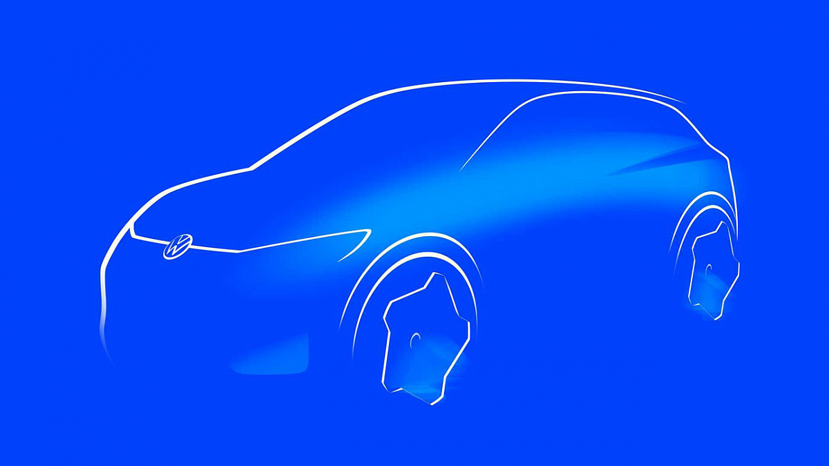 Концерн Volkswagen опубликовал изображения 3 бюджетных электромобилей для рынка Европы
