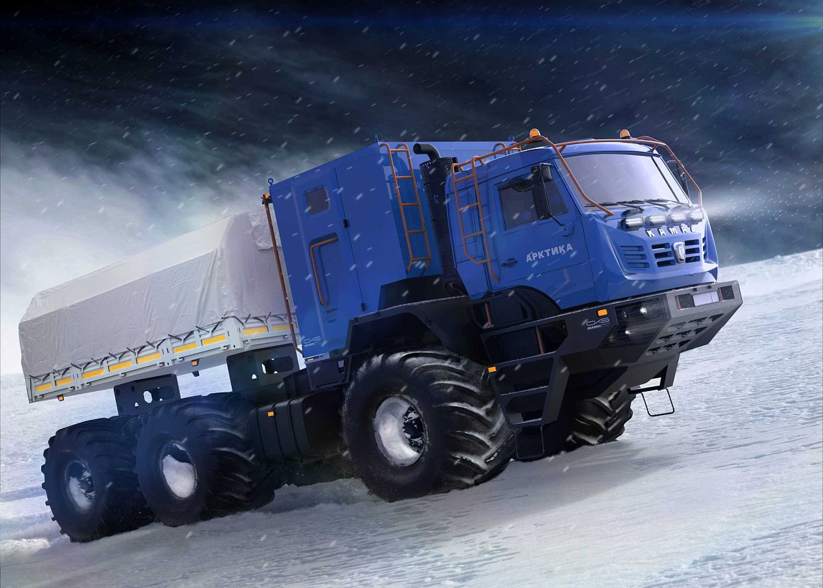 КАМАЗ тестирует новый огромный грузовик специально для Крайнего Севера