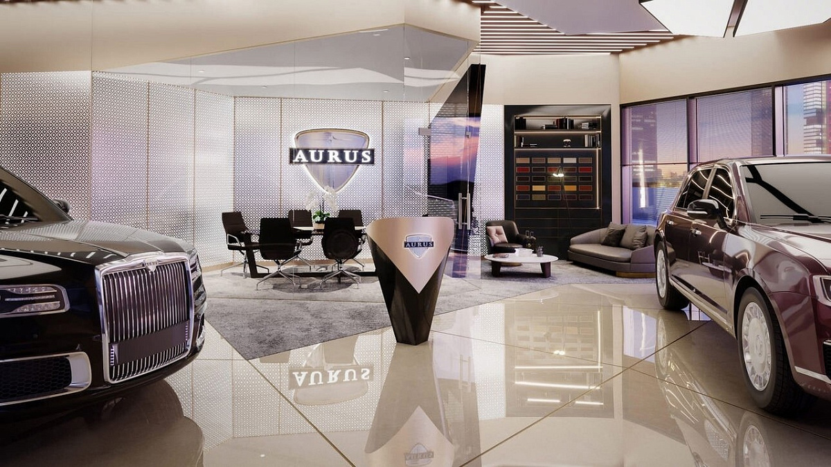 В кластере «Автодома» в Петербурге открылся первый шоурум люксовых автомобилей Aurus