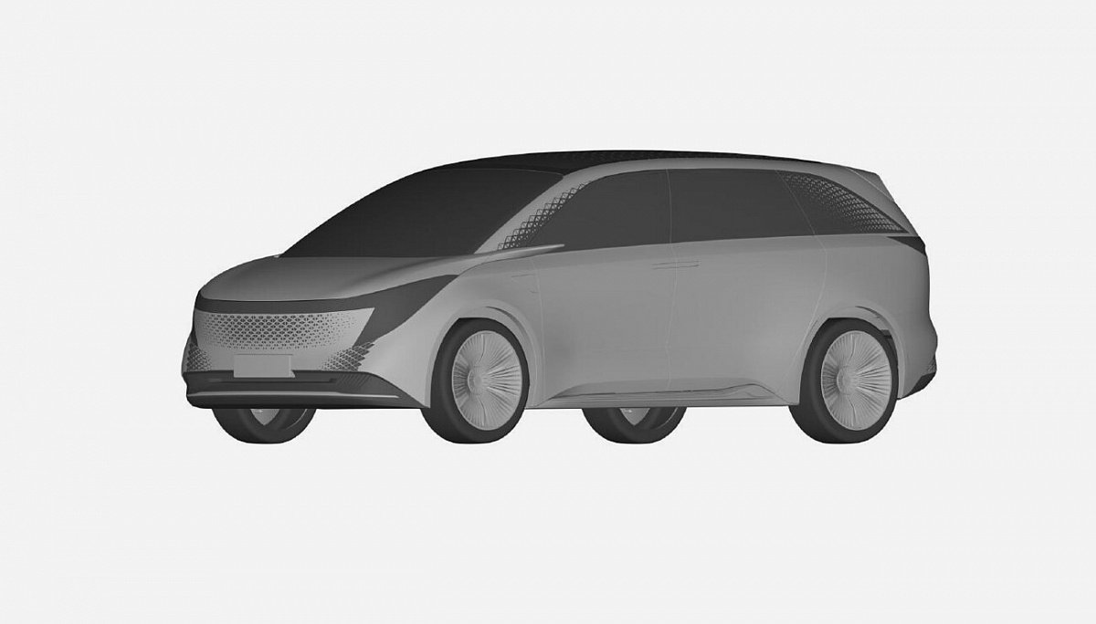 Опубликованы изображения китайского электрического минивэна Hengchi 4