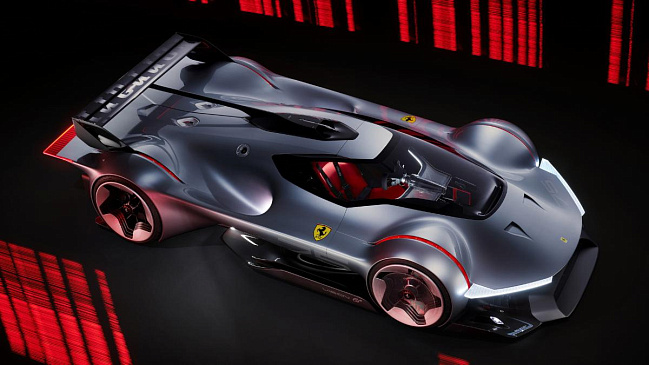 Ferrari представила гибридный суперкар Ferrari Vision для видеоигры Gran Turismo 