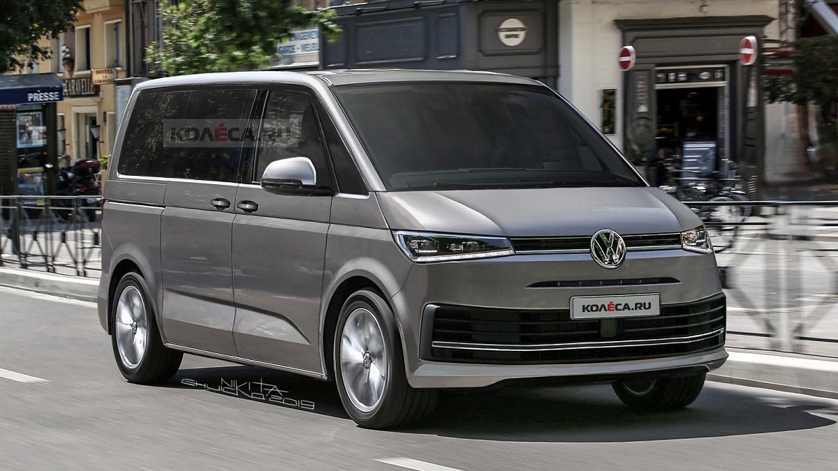 В Сети показали первые фотографии нового Volkswagen Multivan T7