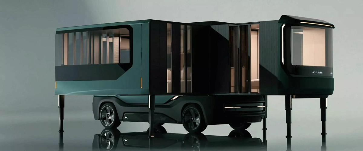 Pininfarina разрабатывает роскошный дом на колесах, превращающийся в мини-особняк
