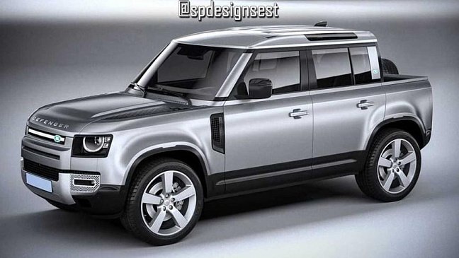 Из Land Rover Defender 2020 года сделали полноценный пикап 