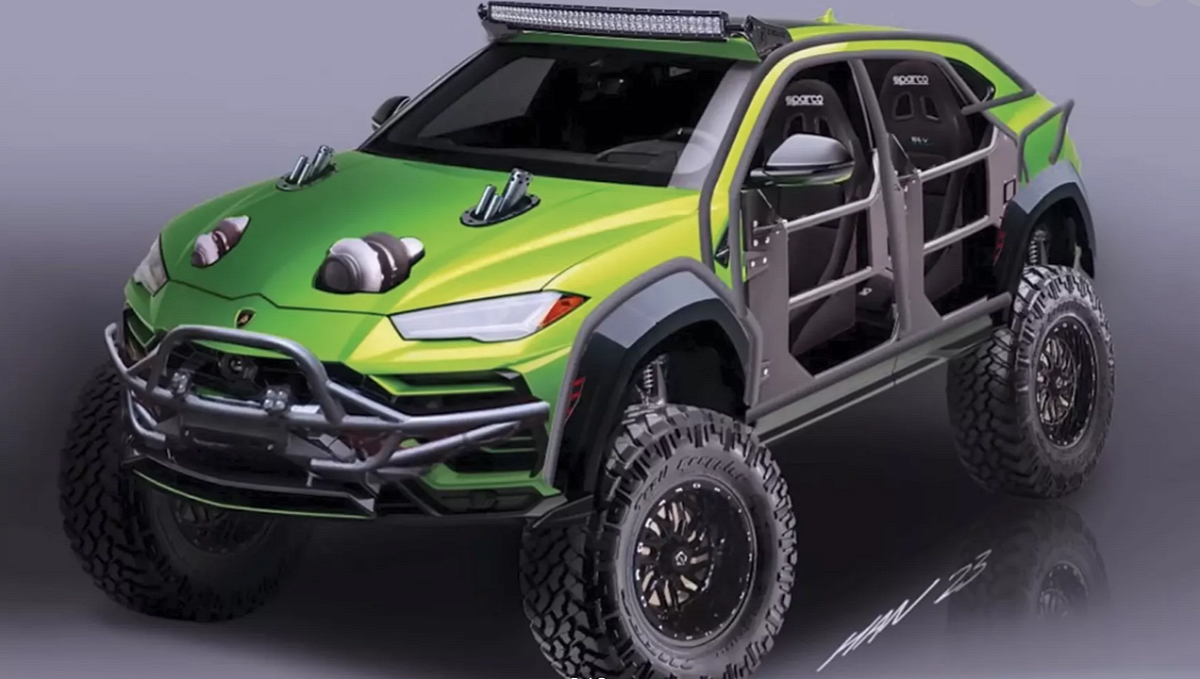 Trickfactory Customs создали "Франкенштейна" на базе Chevy Tahoe и Lamborghini Urus